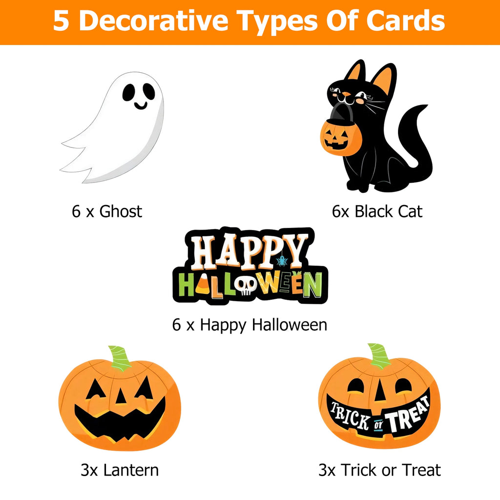 Halloween party straws with toppers, 25-pack, view 8