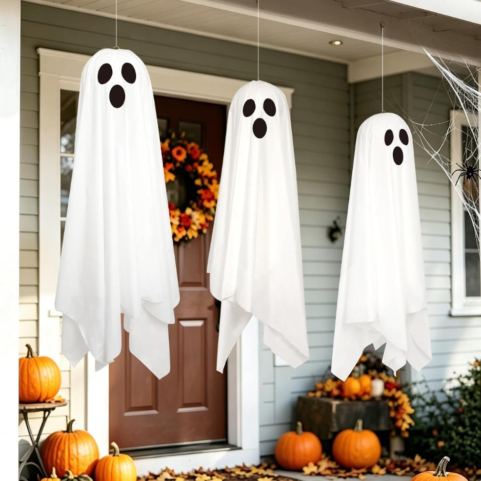 Light-up hanging ghosts, 3-pack, view 5