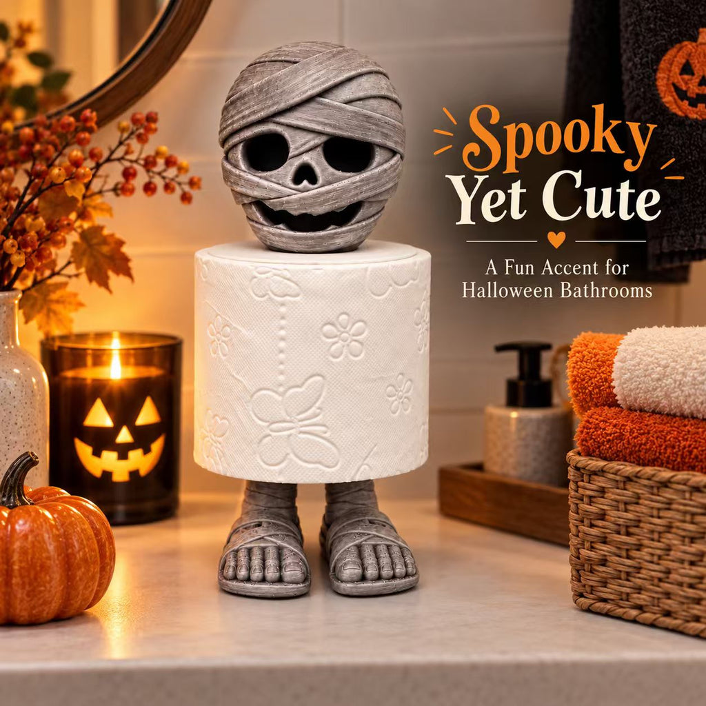 Mummy toilet paper holder