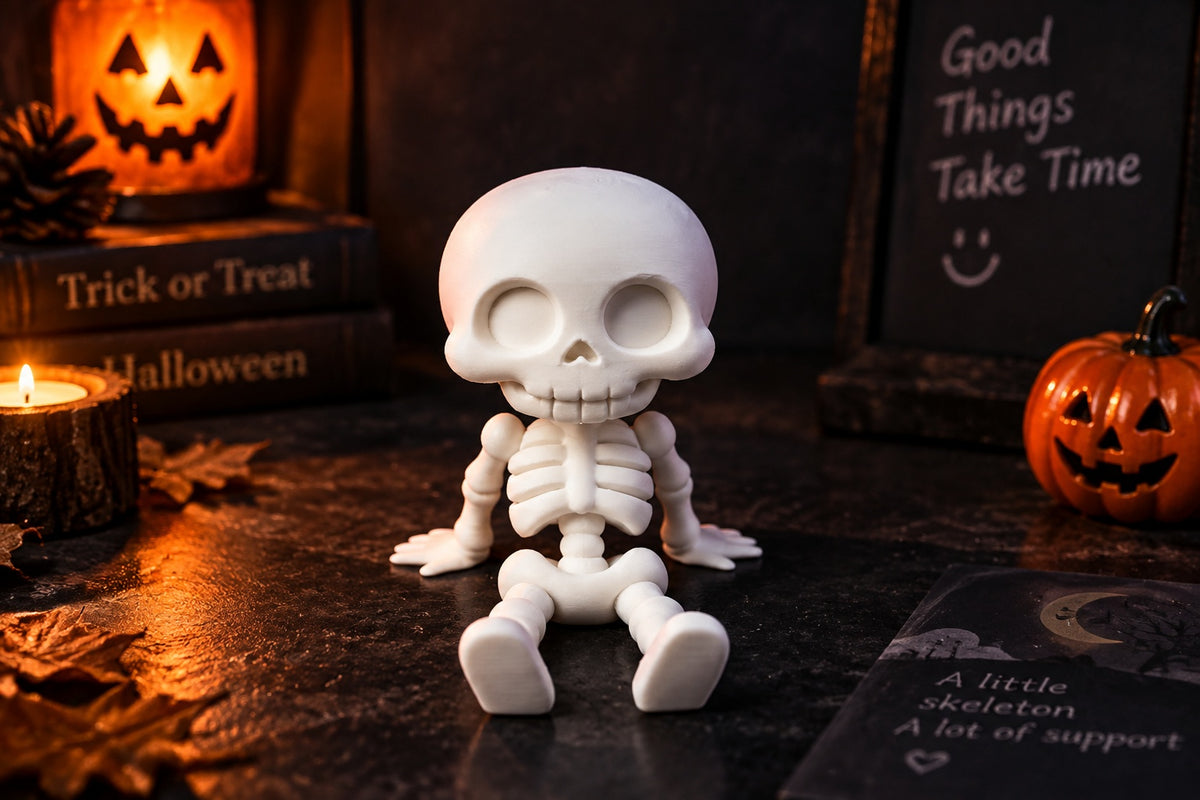 Skeleton phone stand, view 4