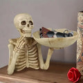 Skull tray ornament with bowl, view 6