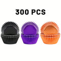 Halloween foil cupcake liners, 300-pack, view 4