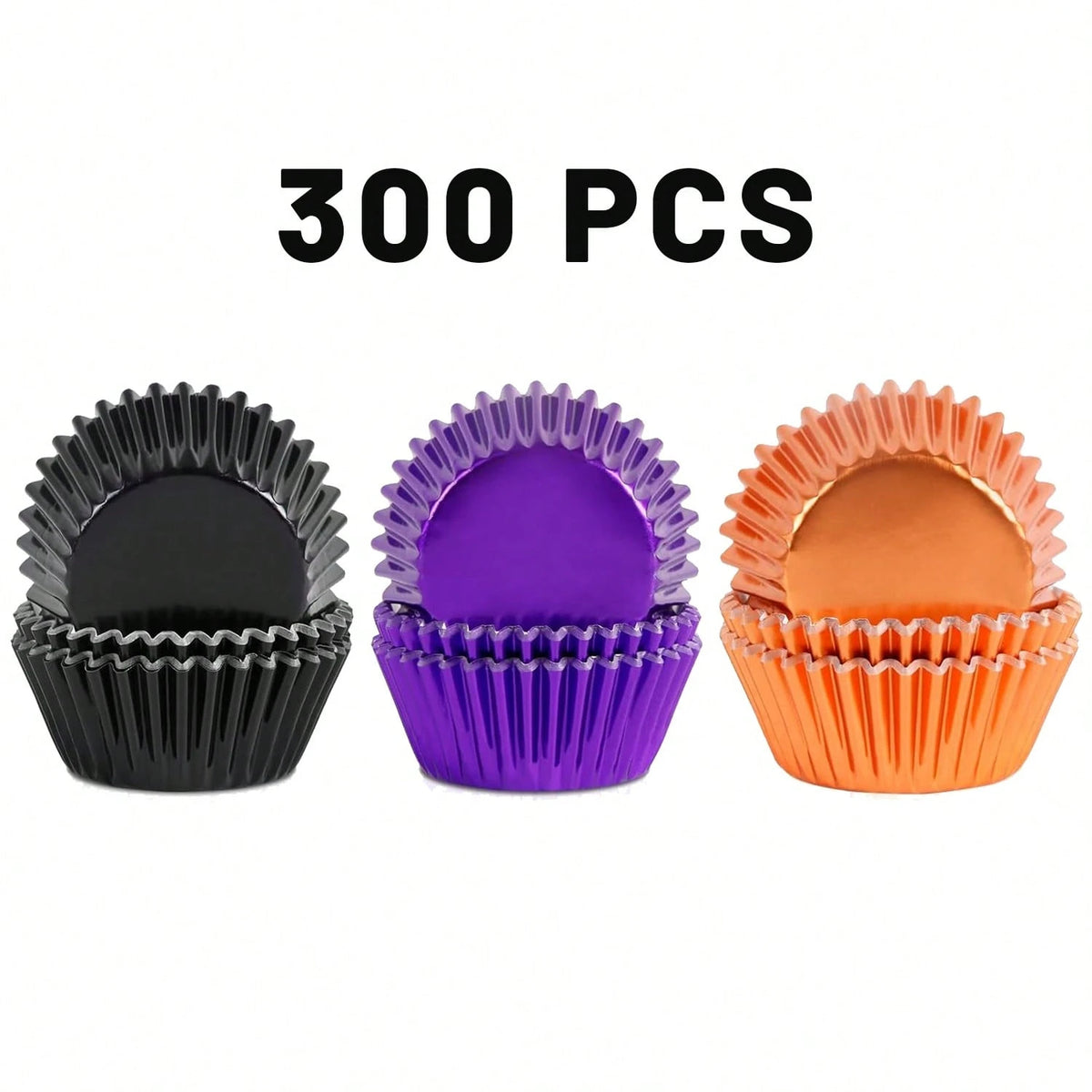Halloween foil cupcake liners, 300-pack, view 4