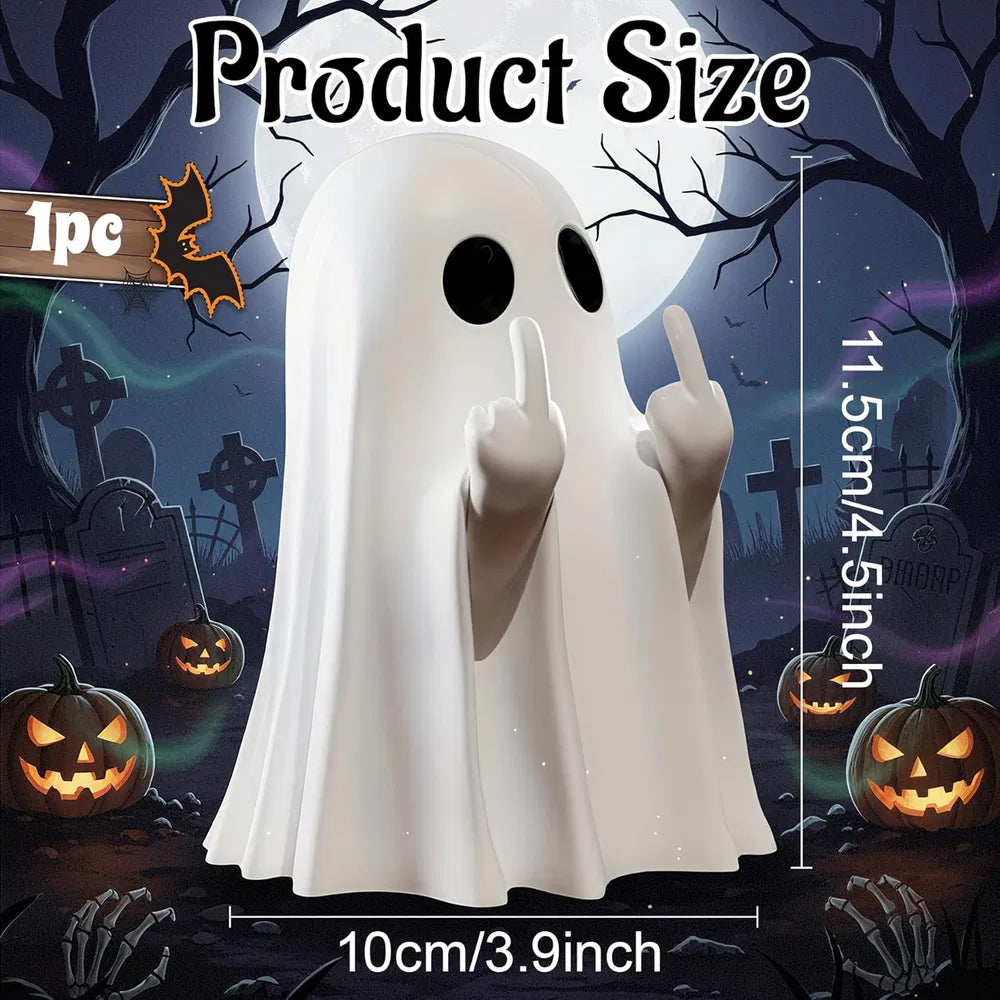 Spooky resin ghost figurines, view 8