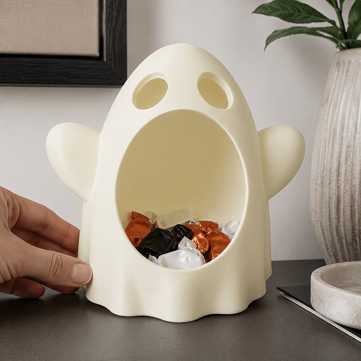 Cozy ghost treat bowl, view 5