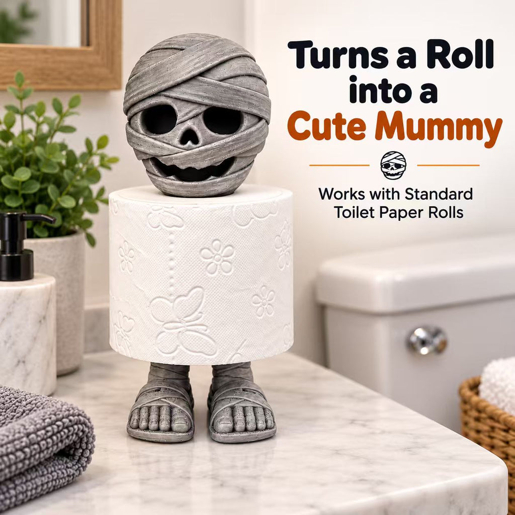 Mummy toilet paper holder, view 6