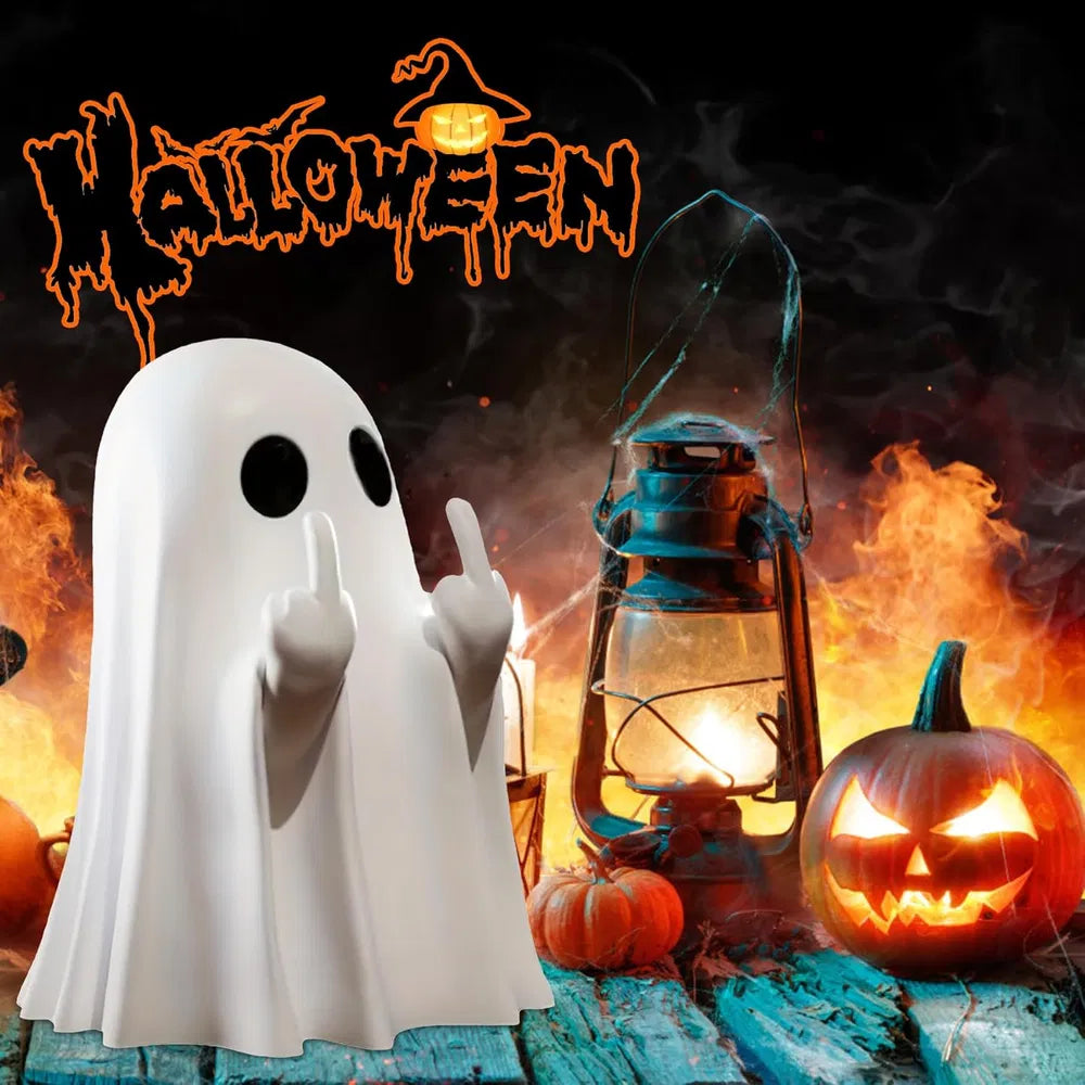 Spooky resin ghost figurines, view 11