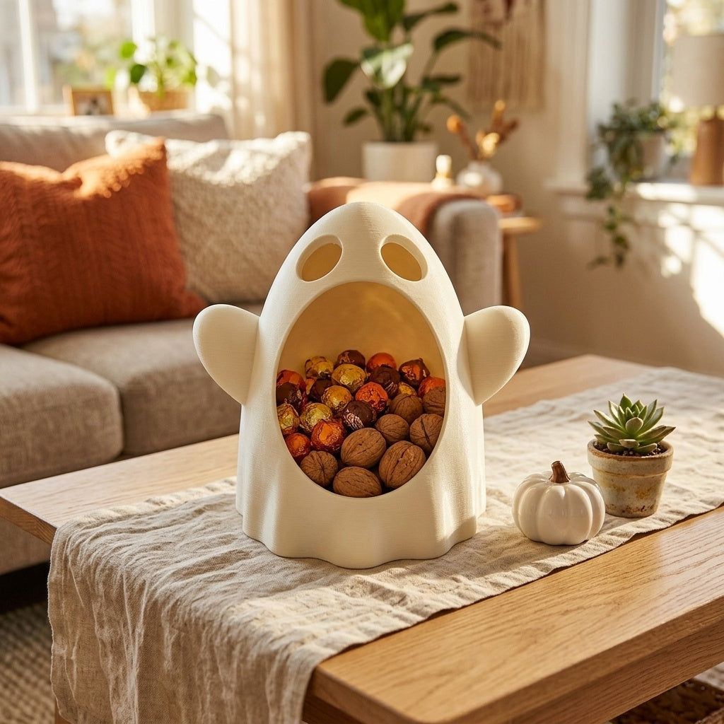 Cozy ghost treat bowl, view 2