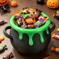 Witch's cauldron candy bowl