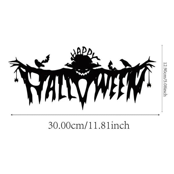 Happy Halloween metal wall art, view 4